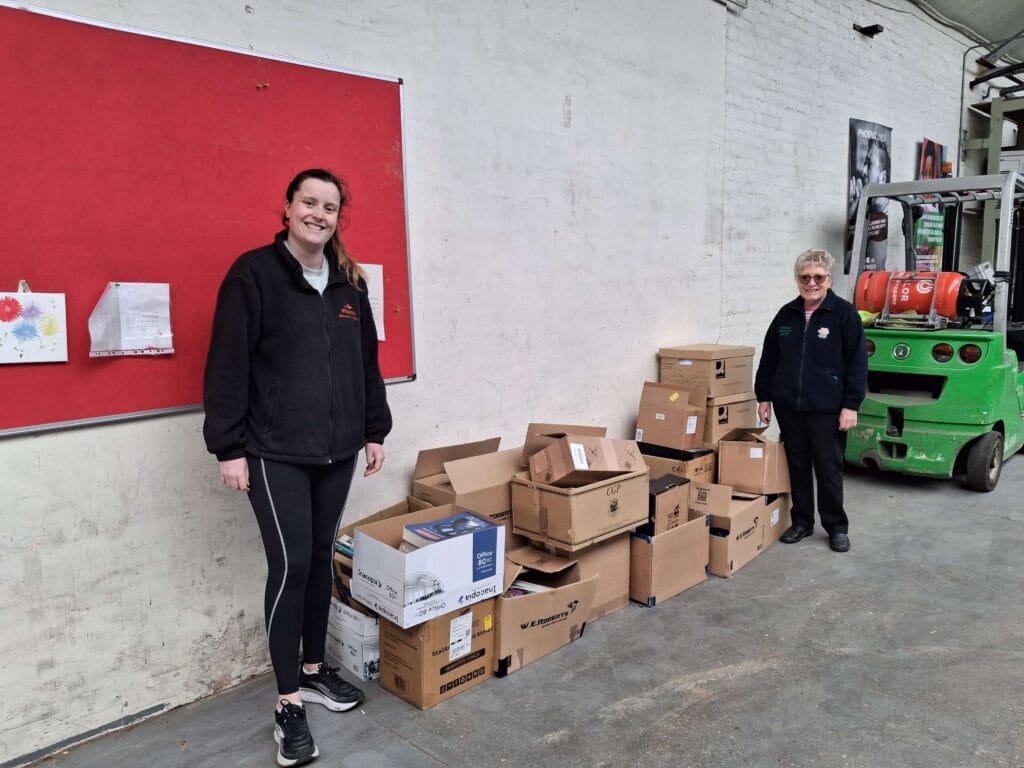 Volunteers at the Phoenix Resource Centre